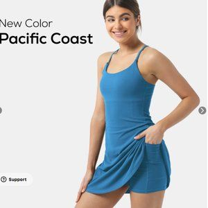 Halara - Everyday Cloudful 2-in-1 Flare Activity Dress- Wannabe- Small